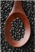 Image of dried black beans